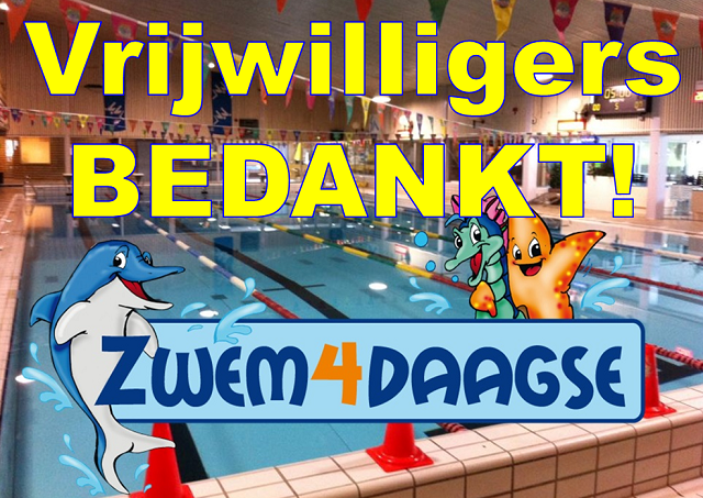 zwem4daagse vrijwilligers